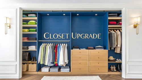 Wardrobe Hanging Shelves | Stylish Closet Organization