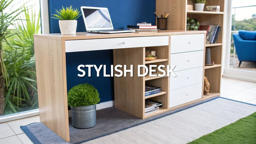 Stylish Study Desks with Storage: Luxury Design for Modern Homes