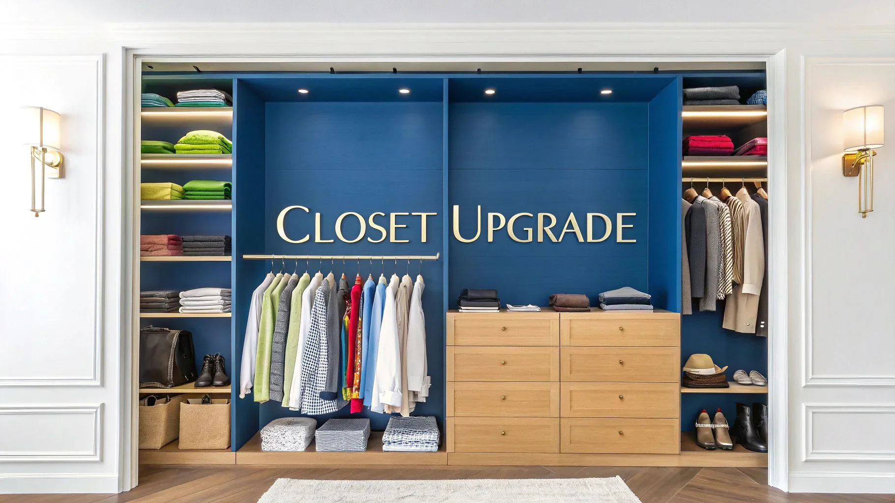 Wardrobe Hanging Shelves | Stylish Closet Organization - DLB Furniture