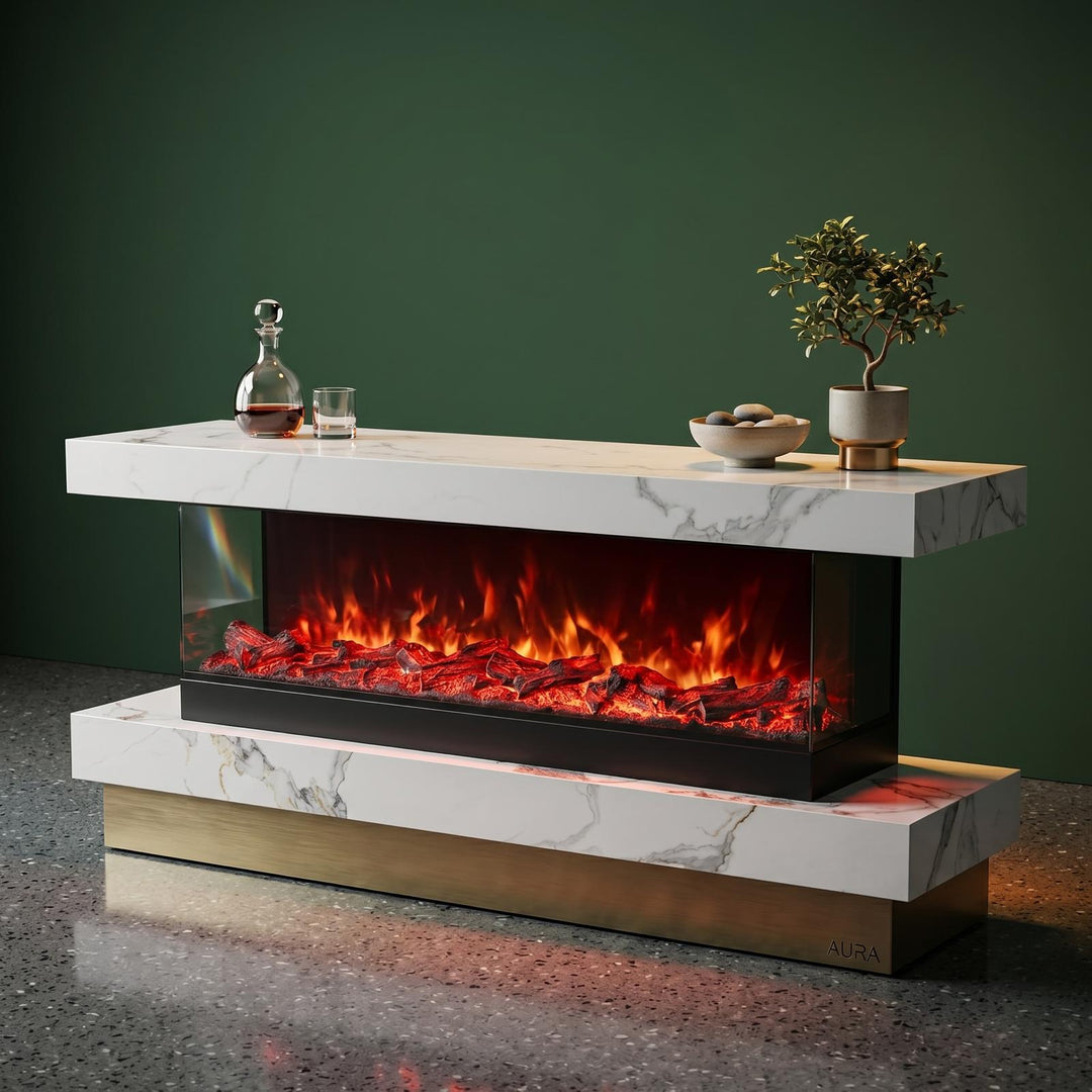 Aura Luxe Fireplace Entertainment Unit