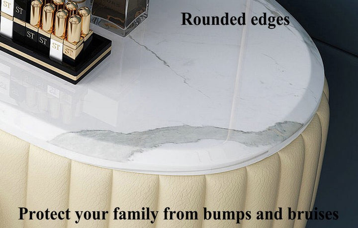 Cloudy Marble Top TV Unit