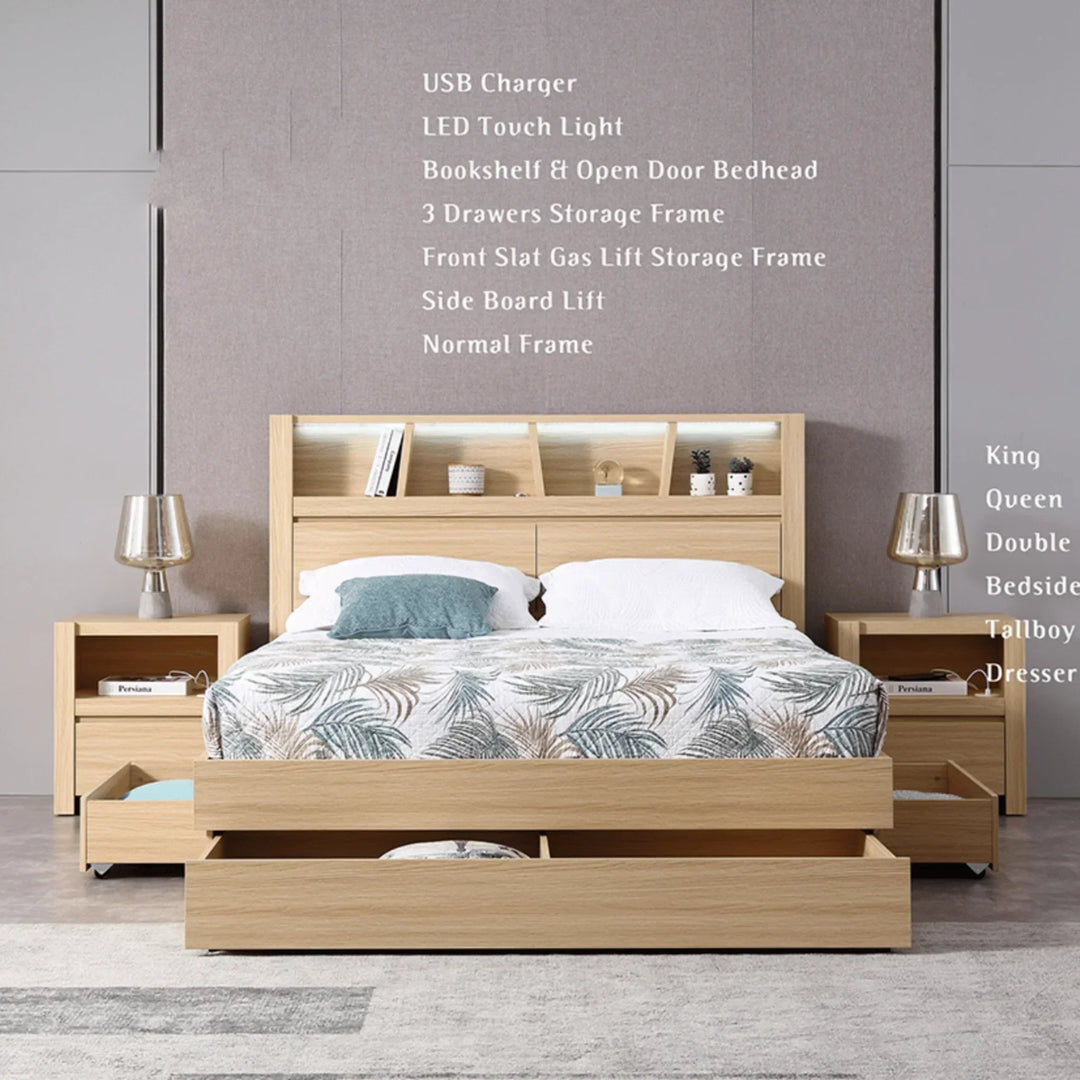 Hamilton Timber King Bed Frame - DLB Furniture
