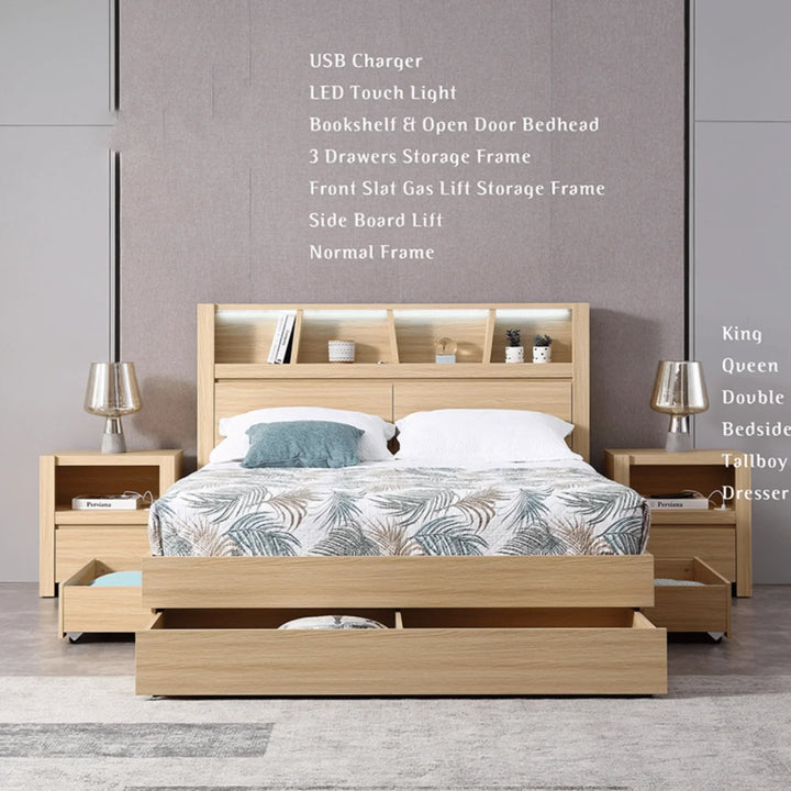 Hamilton Timber King Bed Frame - DLB Furniture