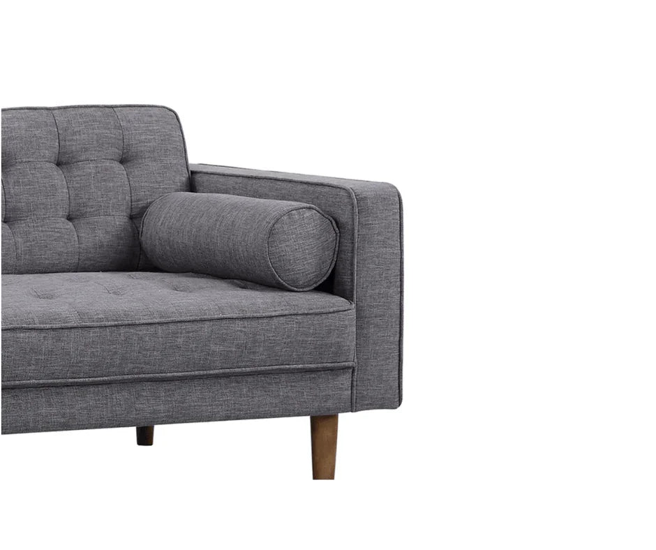 Sofia 3 Seater Sofa Bed - Dark Grey - DLB Furniture