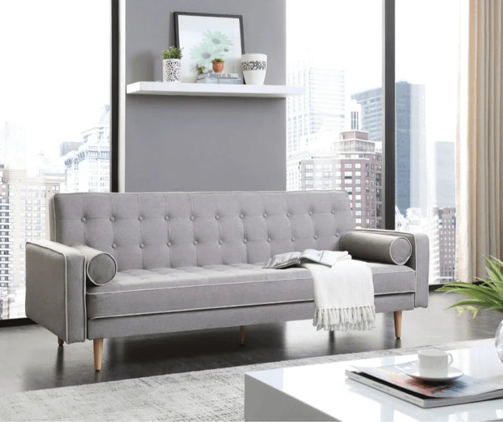 Grey Sofia 3 Seater Sofa Bed - DLB Furniture