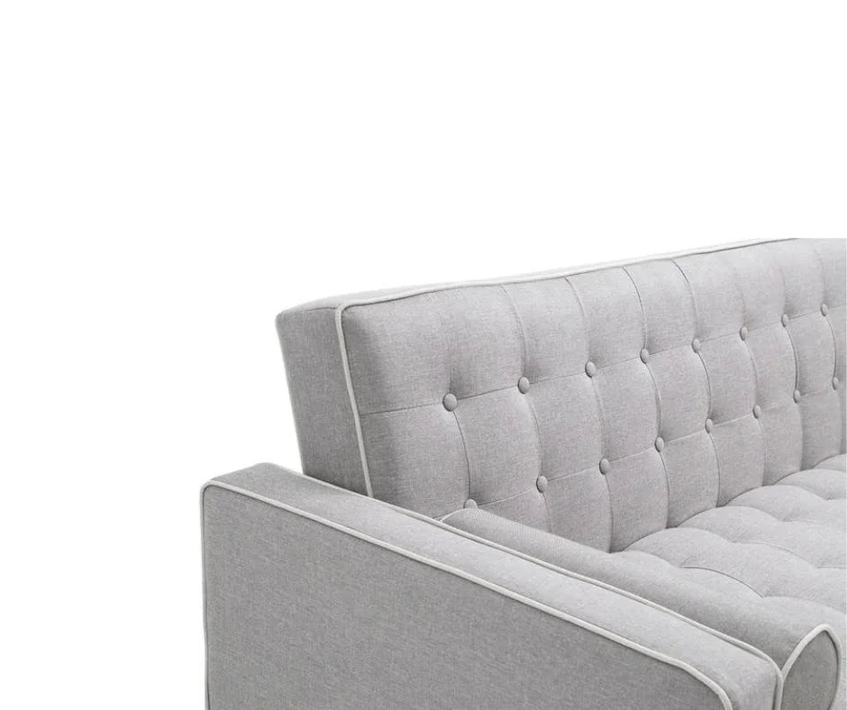 Grey Sofia 3 Seater Sofa Bed - DLB Furniture