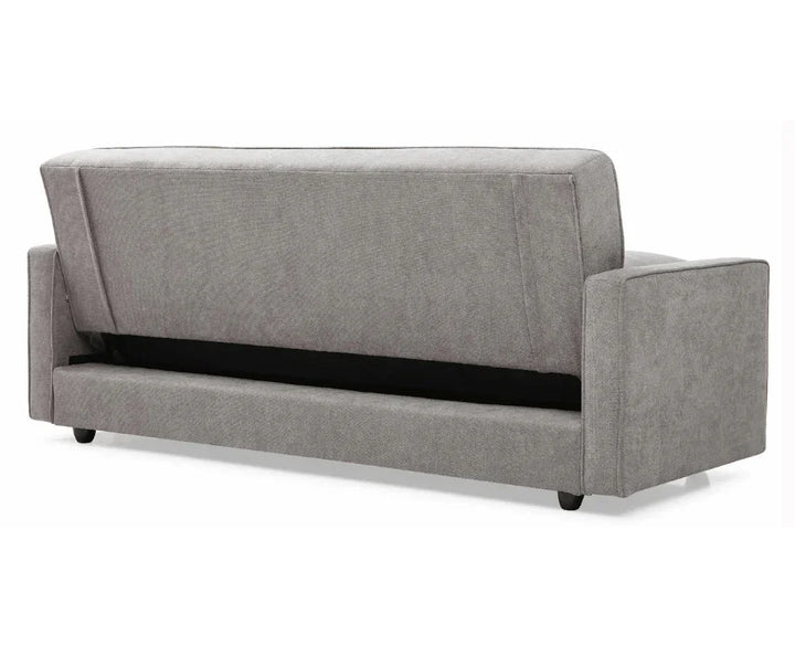 Junny 3-Seater Sofa Bed with Middle Storage – Grey - DLB Furniture