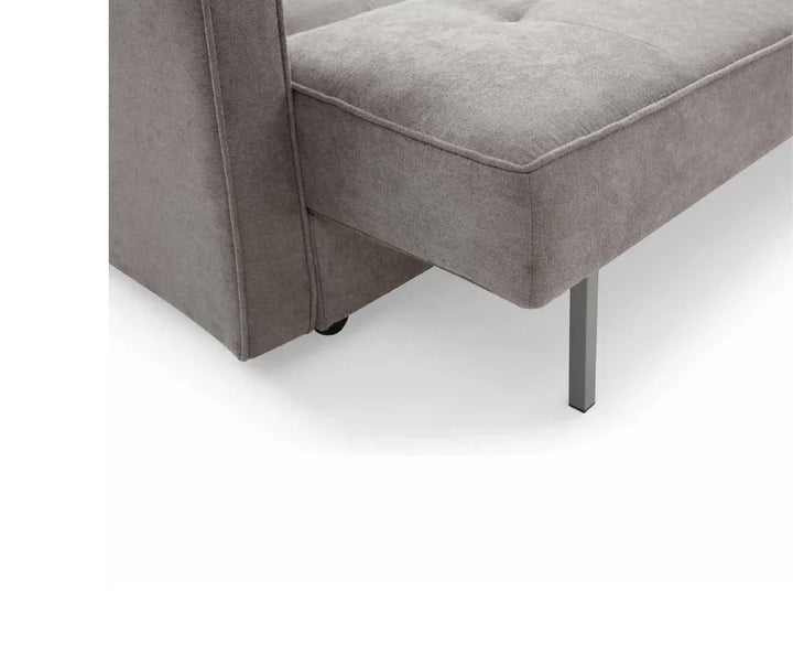 Junny 3-Seater Sofa Bed with Middle Storage – Grey - DLB Furniture