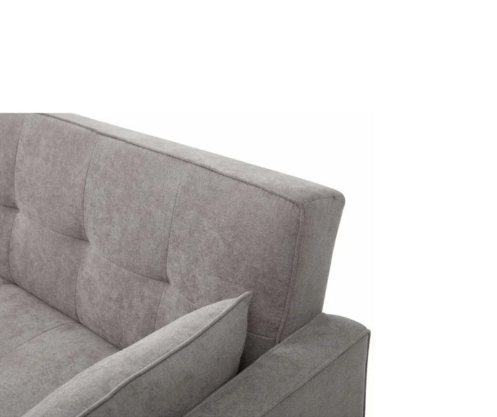 Junny 3-Seater Sofa Bed with Middle Storage – Grey - DLB Furniture