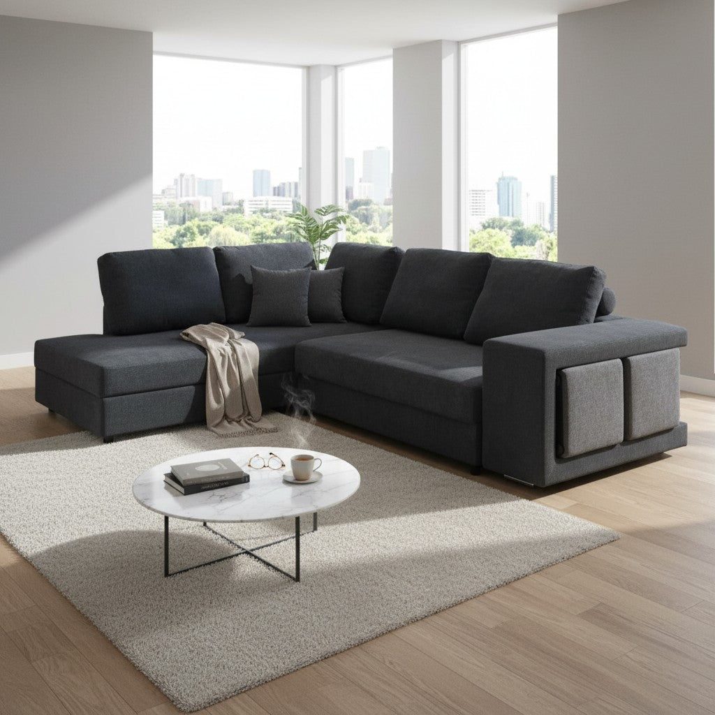 Rio 5 Seater Sofa Bed with chaise
