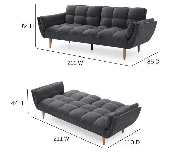 Jessie Sofa Bed - 100% Polyester - DLB Furniture
