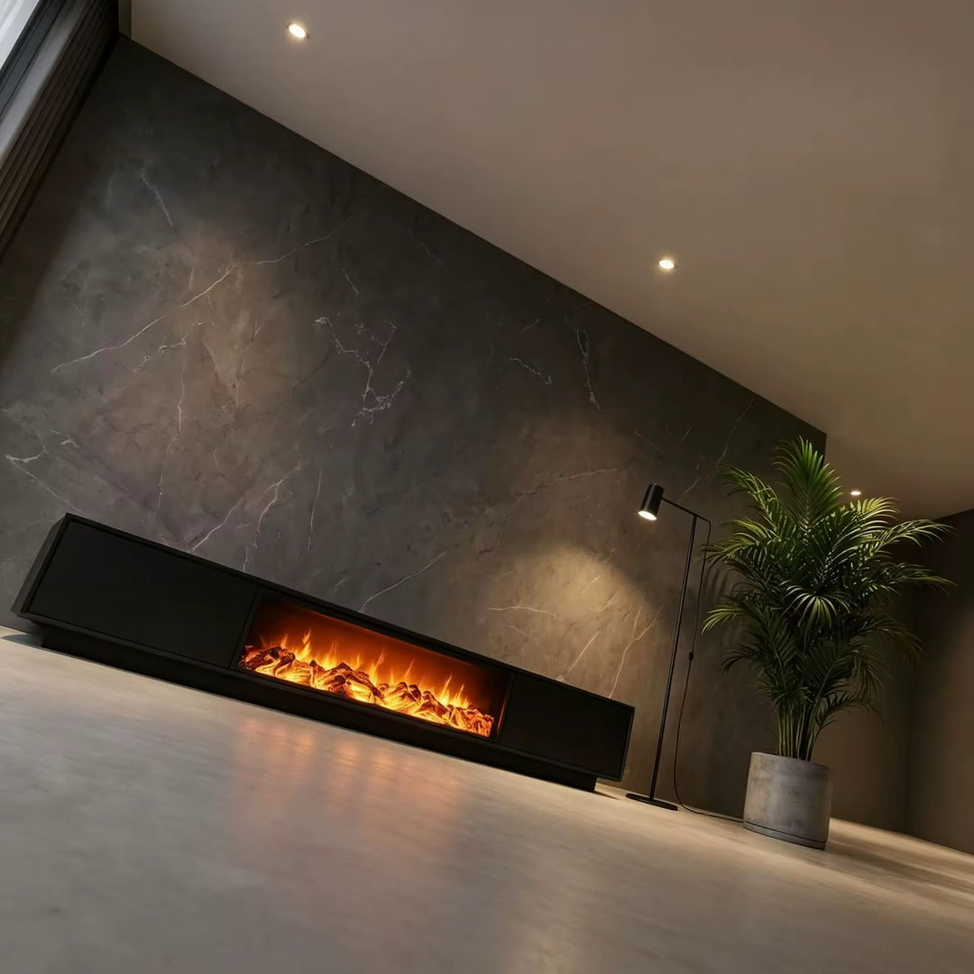 Ember Electric Fireplace TV Unit