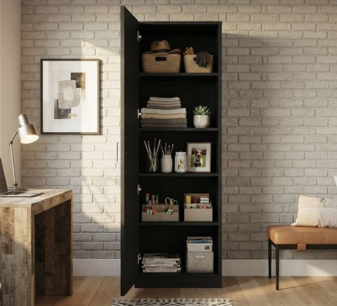Beli Single Door Pantry - Black
