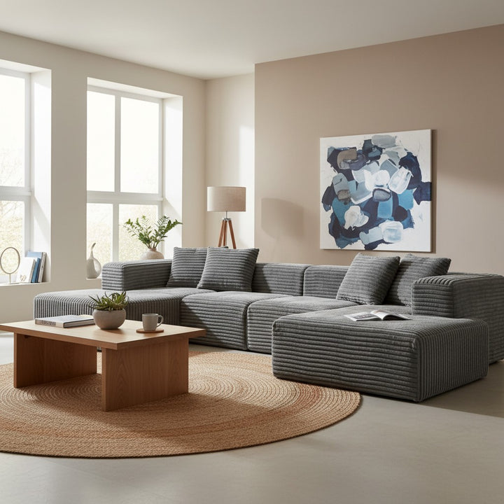 Marsden L Shape Sofa - 100% Polyester