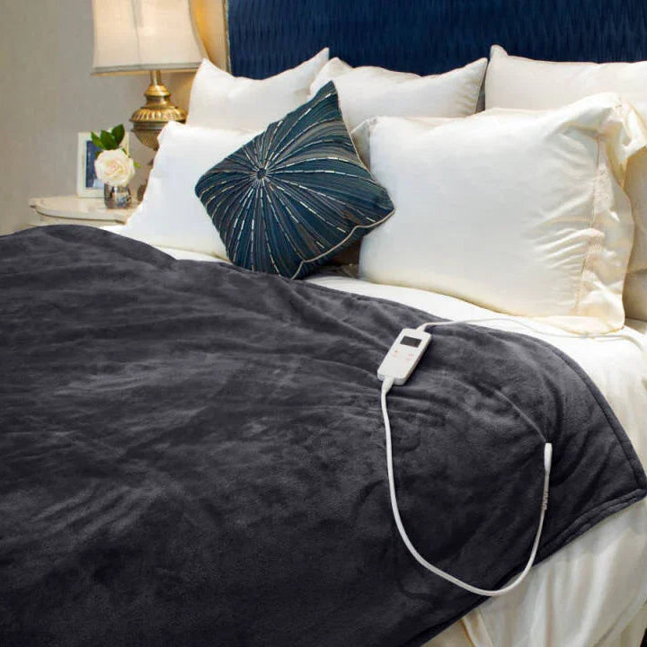 Large Electric Throw Blanket Flannel Fleece 180 x 130 cm - DLB Furniture