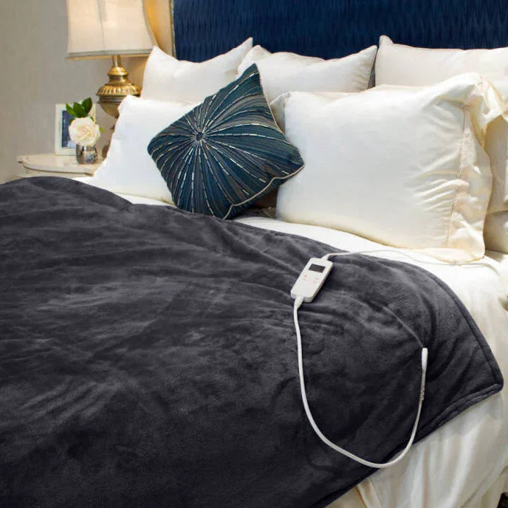 Large Electric Throw Blanket Flannel Fleece 180 x 130 cm - DLB Furniture