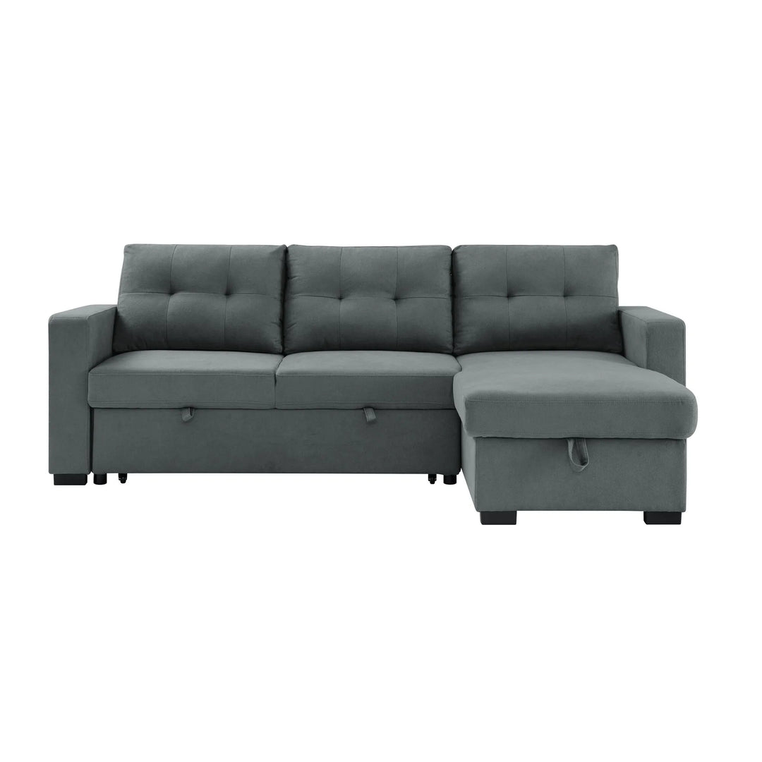 Drake Budget Sofa Bed With Storage Dark Grey