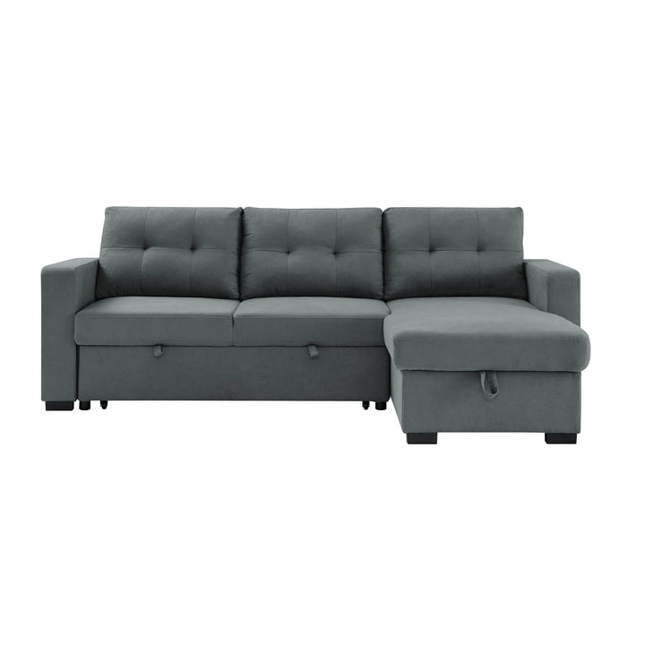 Drake Budget Sofa Bed With Storage Dark Grey