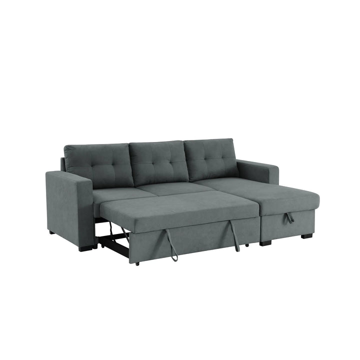 Drake Budget Sofa Bed With Storage Dark Grey