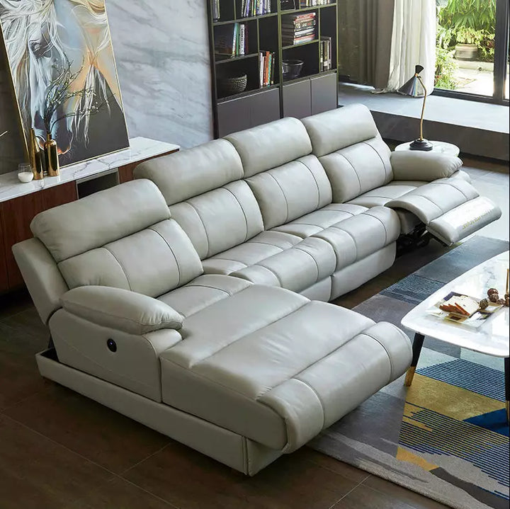 Electric Recliner Premium Leather Sofa CD9