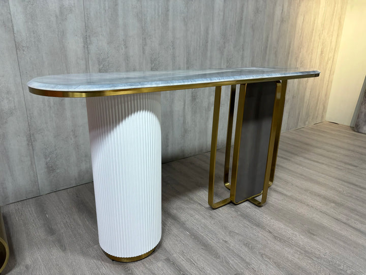 Nepal Console Table Super Crystalline Stone Top