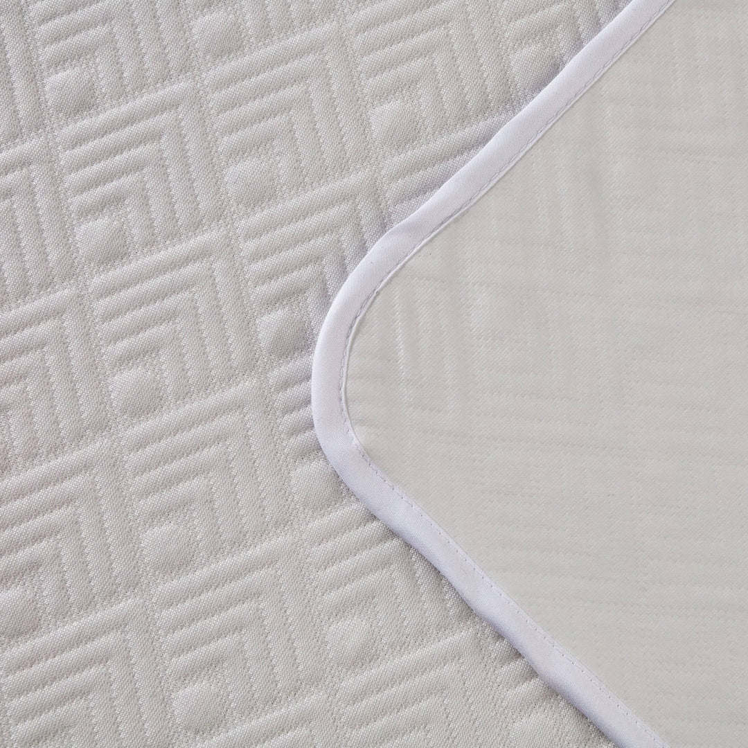 King Waterproof Mattress Protector in White Tencel Fabric - DLB Furniture