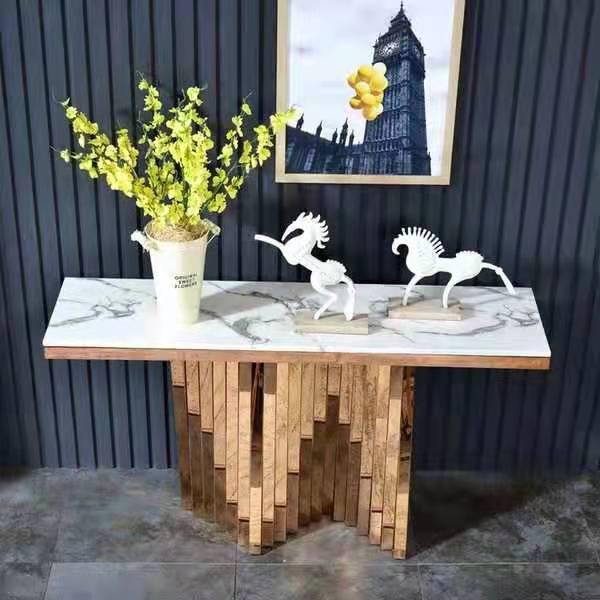 Lego Console Table (Golden)