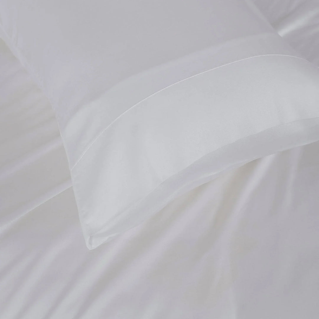 TENCEL™ 100% Lyocell Fibre Quilt Cover Set White Queen - DLB Furniture