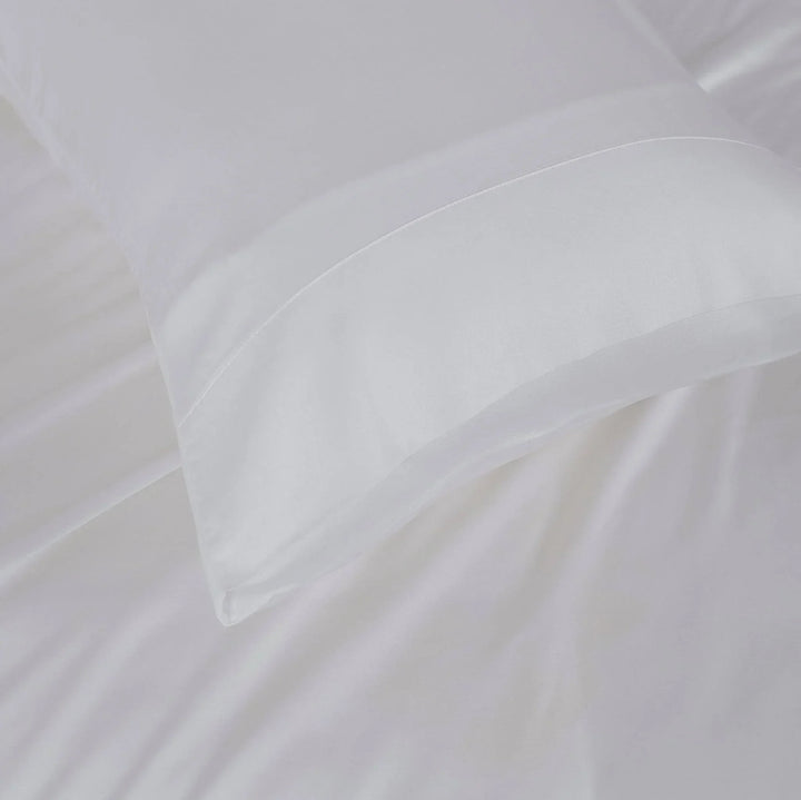 TENCEL™ 100% Lyocell Fibre Quilt Cover Set White Queen - DLB Furniture