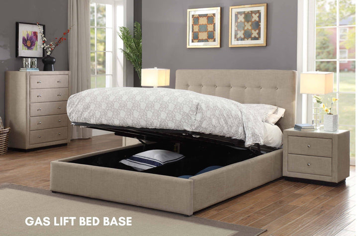 Pria Fabric King Single Bed Frame - DLB Furniture