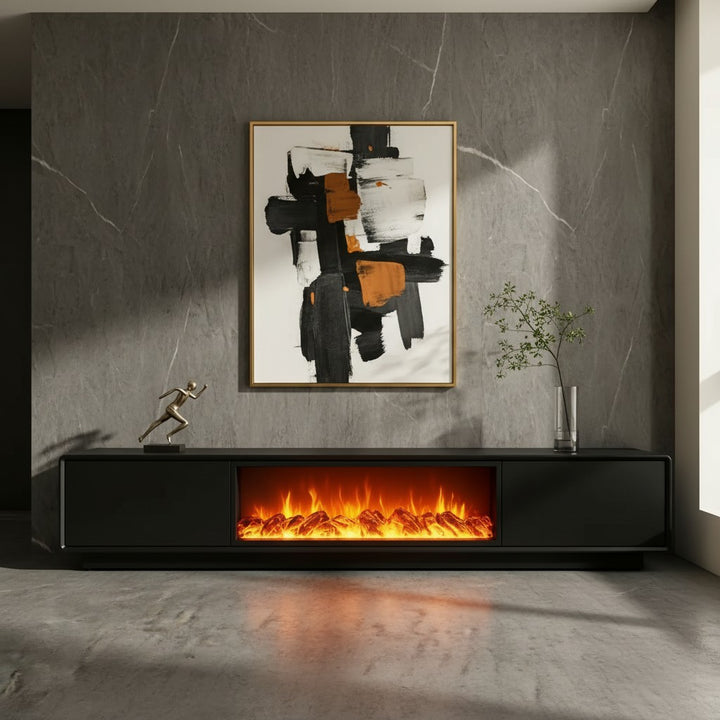 Ember Electric Fireplace TV Unit