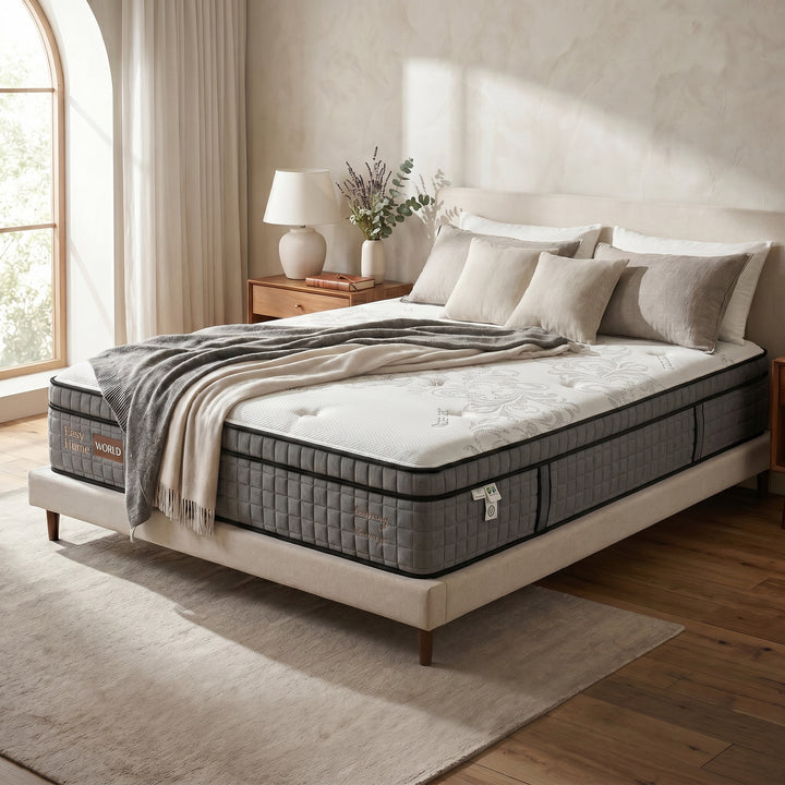 Serenity Luxury Posturite Plush Queen 2nd Gen Space Memory Foam Mattress