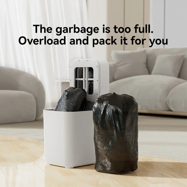 Automatic Smart Trash Can with Sensor for Self-Packaging and Bag Changing - DLB Furniture