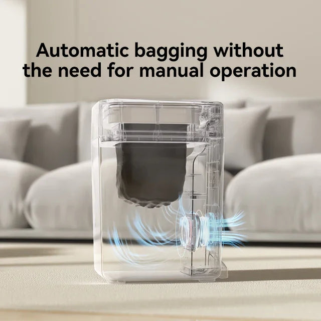 Automatic Smart Trash Can with Sensor for Self-Packaging and Bag Changing - DLB Furniture