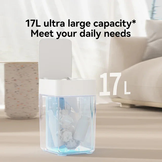 Automatic Smart Trash Can with Sensor for Self-Packaging and Bag Changing - DLB Furniture