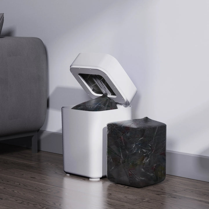 Automatic Smart Trash Can with Sensor for Self-Packaging and Bag Changing - DLB Furniture