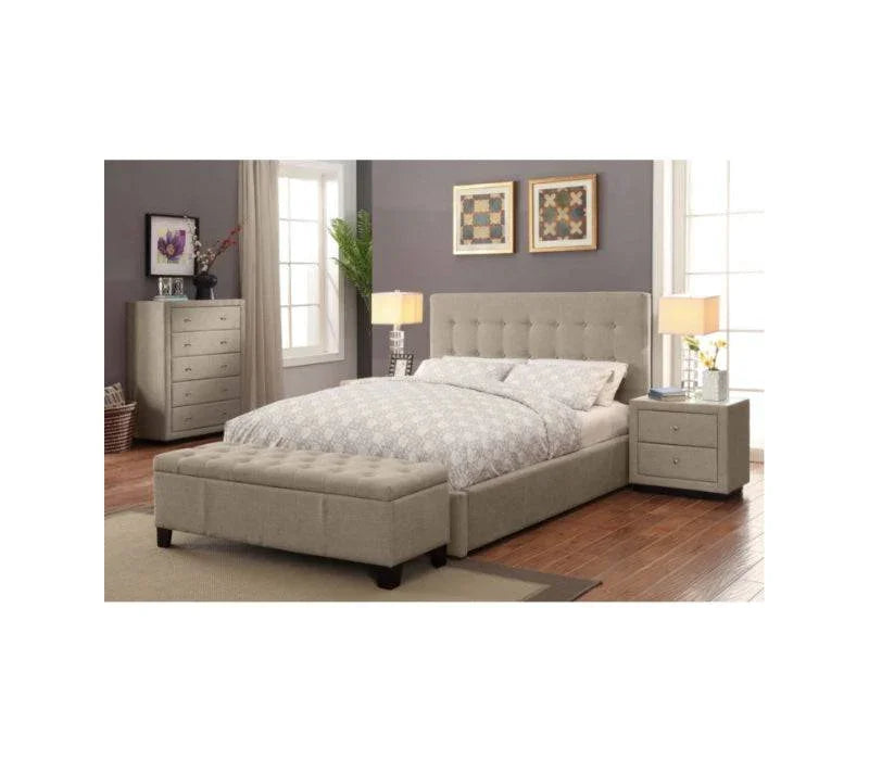 Pria Fabric King Single Bed Frame - DLB Furniture