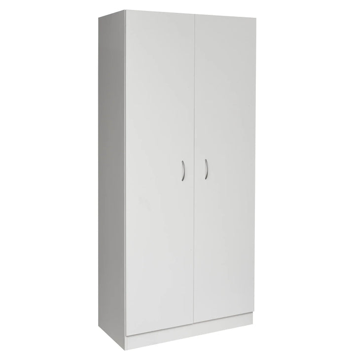 Beli 2 Door Combo White Wardrobe - DLB Furniture