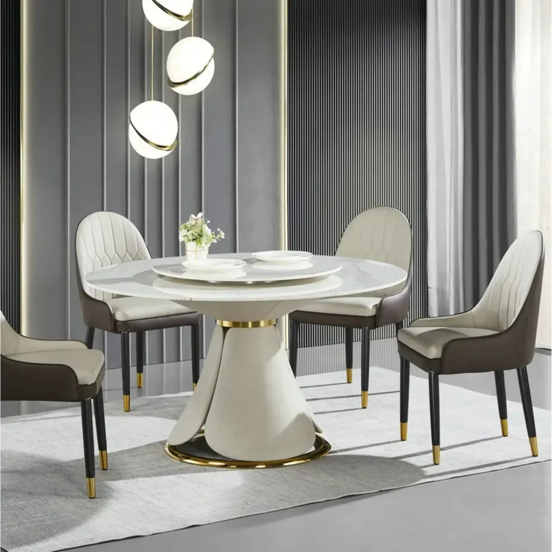 Moon Round Dining Table (Customisation Accepted) - DLB Furniture