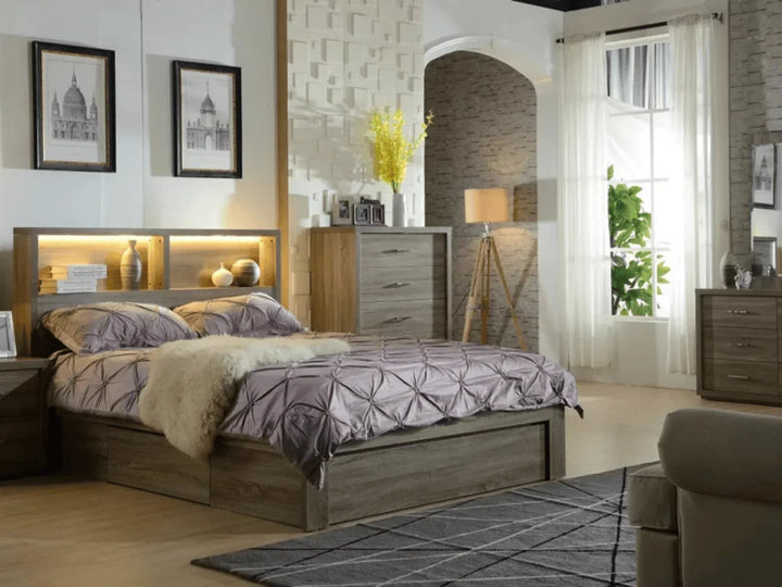 Miles King Bed Frame - DLB Furniture