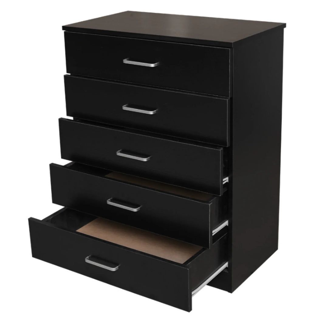 Beli 4 Drawer Chest - Black - DLB Furniture