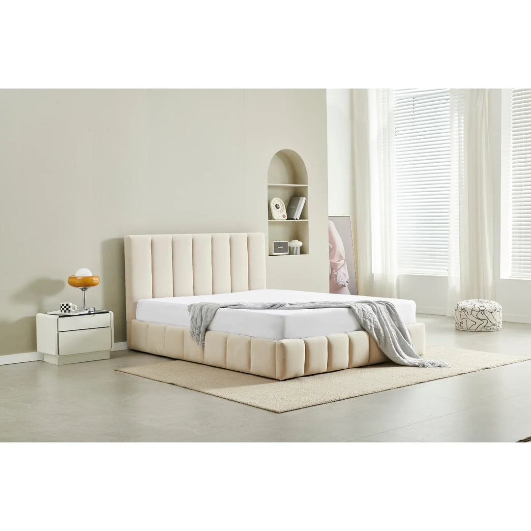 Pokhara Gas Lift Bed Frame Double - DLB Furniture
