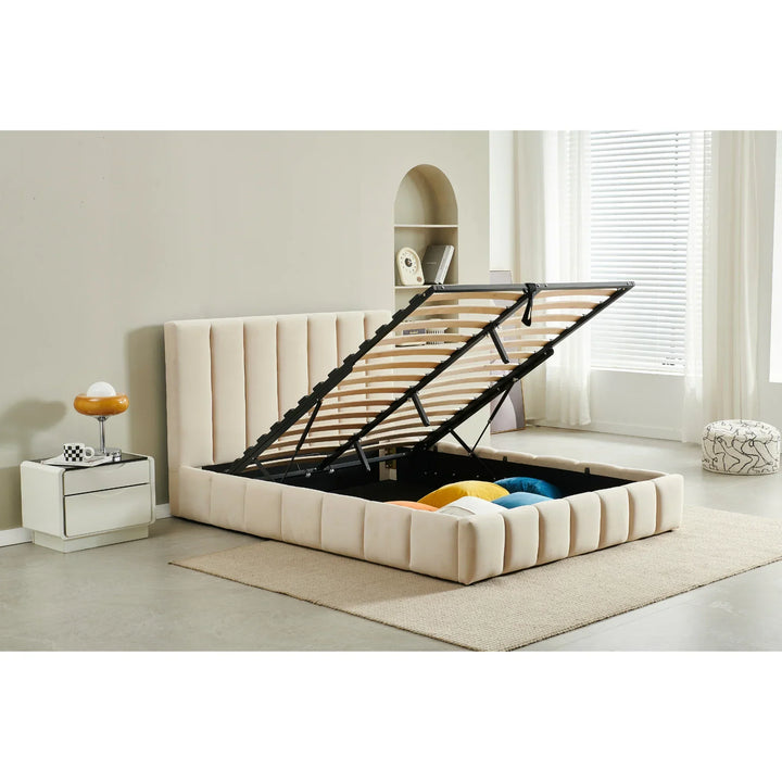 Pokhara Gas Lift Bed Frame Double - DLB Furniture