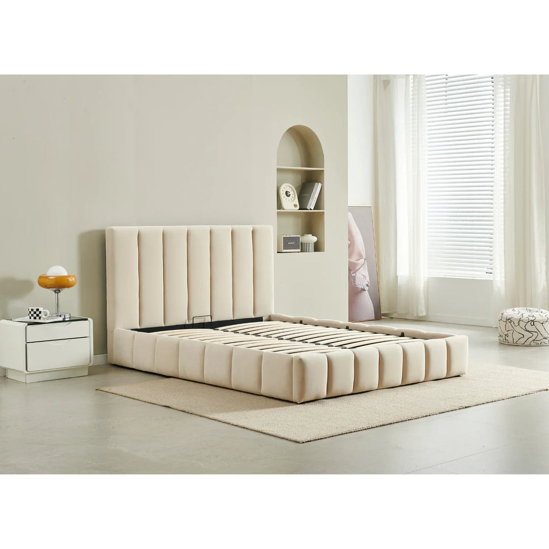 Pokhara Gas Lift Bed Frame Double - DLB Furniture