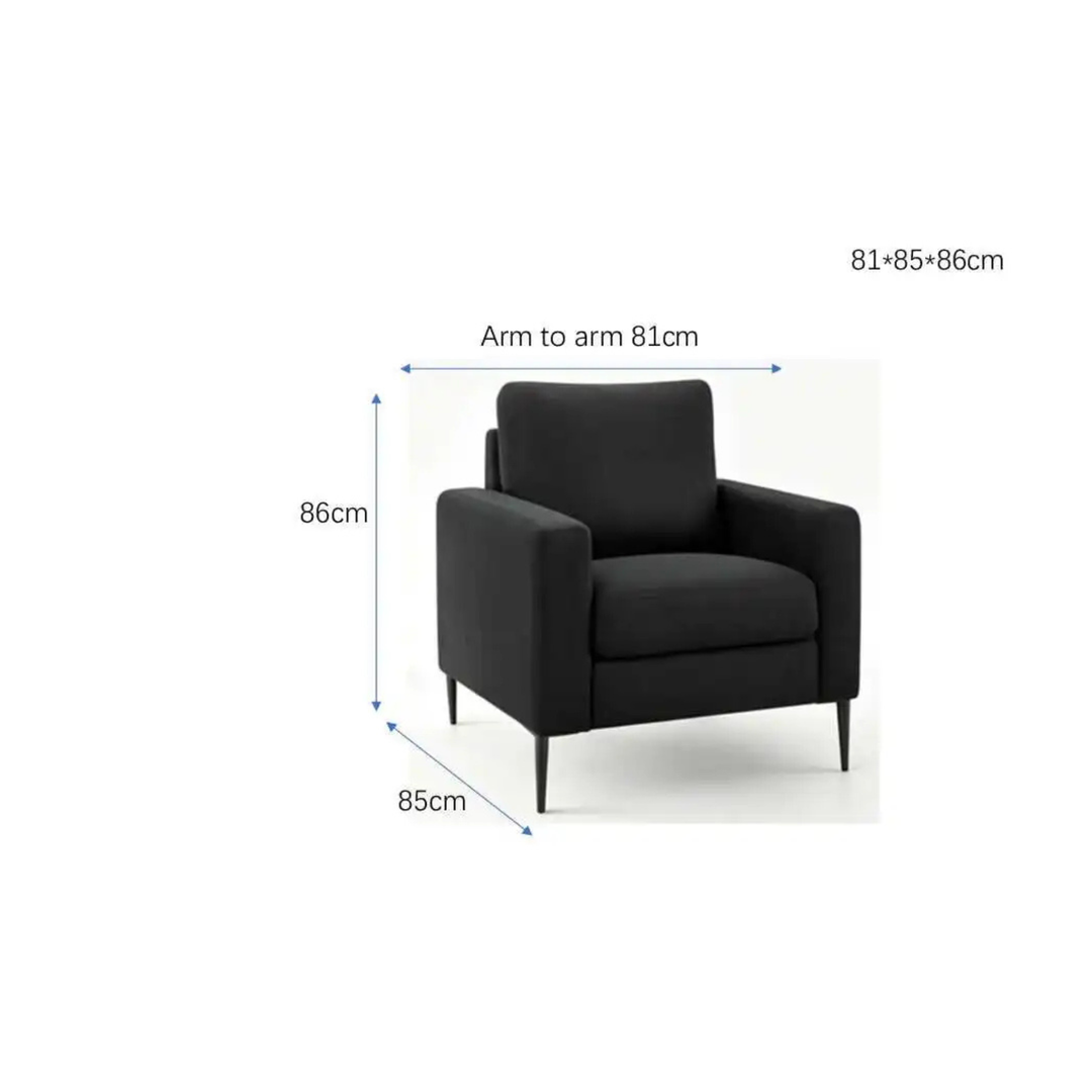 Mona Armchair – Black