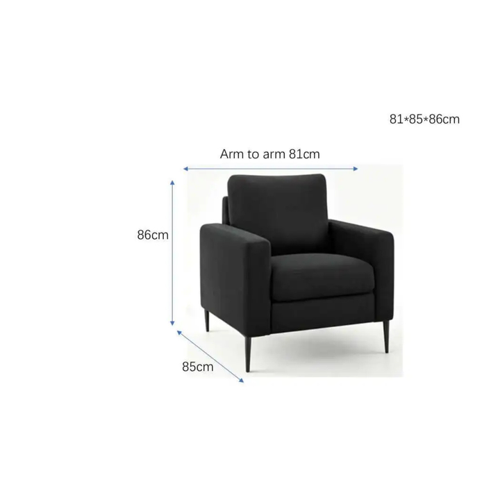 Mona Armchair – Black