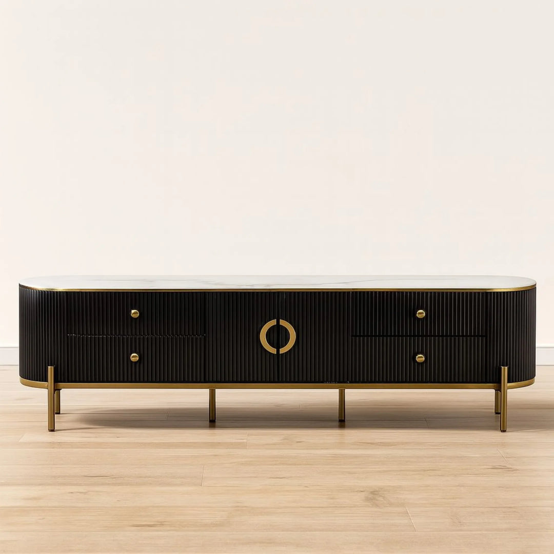 Phoebe Black TV Unit - DLB Furniture