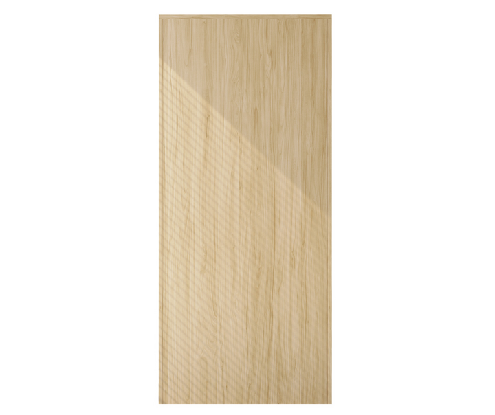 Light wood cabinet door panel with vertical natural grain pattern, home furniture component