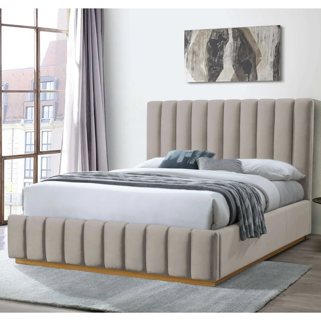 Elsa Velvet King Bed Frame - DLB Furniture