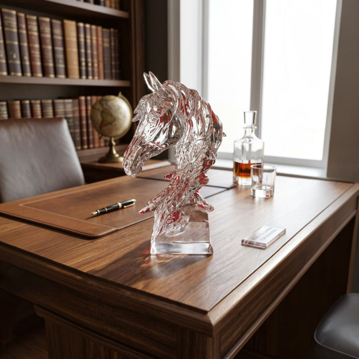 Equestrian Acrylic Horse Sculpture